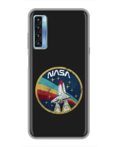 Чехол для TCL 20L с картинкой «NASA — эмблема миссии» Чехол для TCL 20L с картинкой «NASA — эмблема миссии»