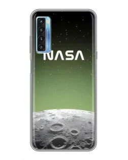 Чехол для TCL 20L с картинкой «NASA — лунный градиент»