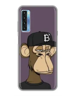 Чехол для TCL 20L с картинкой «Bored Ape в кепке»
