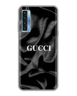 Чехол для TCL 20L с картинкой «Gucci — шелковые волны» Чехол для TCL 20L с картинкой «Gucci — шелковые волны»