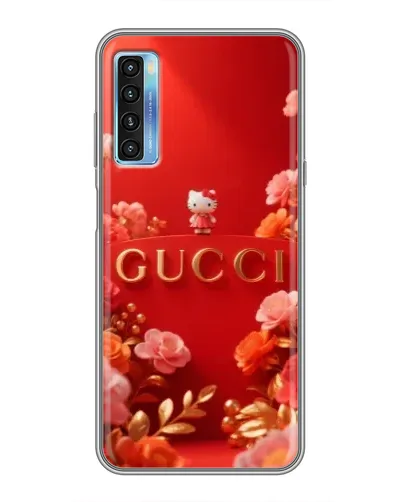 Чехол для TCL 20L с картинкой «Gucci — золотой сад»
