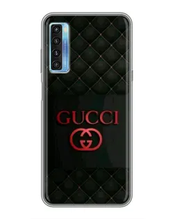 Чехол для TCL 20L с картинкой «Gucci — стеганый черный»
