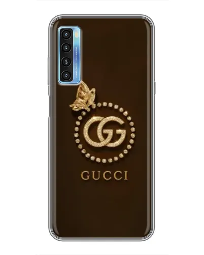 Чехол для TCL 20L с картинкой «Gucci — золотая бабочка»