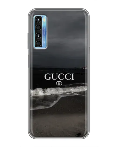 Чехол для TCL 20L с картинкой «Gucci — морской прибой»