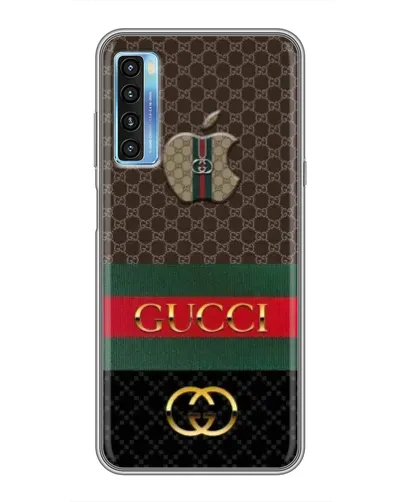Чехол для TCL 20L с картинкой «Gucci — брендированный десерт»