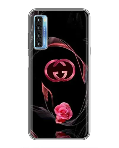 Чехол для TCL 20L с картинкой «Gucci — неоновая роза»