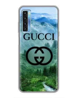 Чехол для TCL 20L с картинкой «Gucci — горный пейзаж»