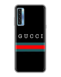 Чехол для TCL 20L с картинкой «Gucci — красный пояс»