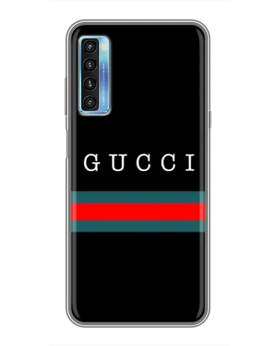 Чехол для TCL 20L с картинкой «Gucci — красный пояс»