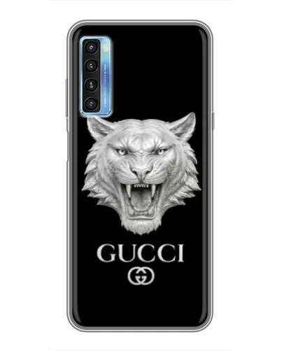 Чохол для TCL 20L з картинкою «Gucci — срібний лев» Чохол для TCL 20L з картинкою «Gucci — срібний лев»