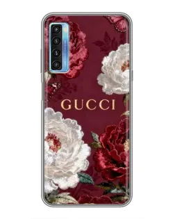 Чохол для TCL 20L з картинкою «Gucci — бордові троянди» Чохол для TCL 20L з картинкою «Gucci — бордові троянди»