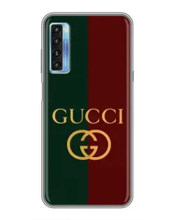 Чохол для TCL 20L з картинкою «Gucci — темно-зелений градієнт» Чохол для TCL 20L з картинкою «Gucci — темно-зелений градієнт»