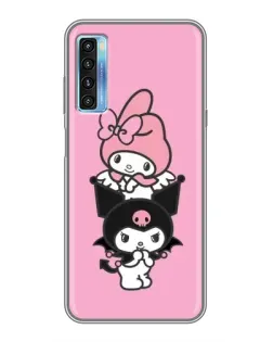 Чехол для TCL 20L с картинкой «My Melody и Kuromi»