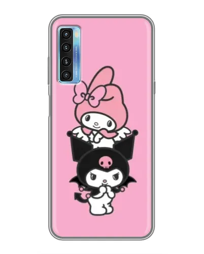 Чехол для TCL 20L с картинкой «My Melody и Kuromi» Чехол для TCL 20L с картинкой «My Melody и Kuromi»