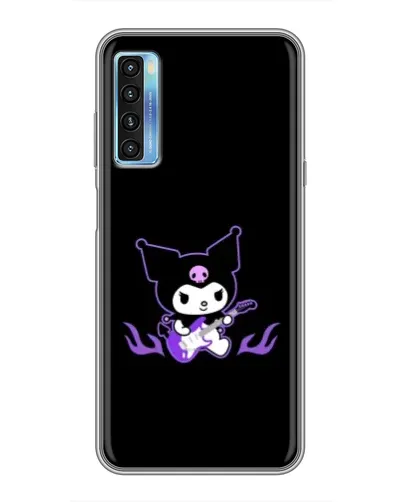 Чехол для TCL 20L с картинкой «Электрическая Kuromi» Чехол для TCL 20L с картинкой «Электрическая Kuromi»