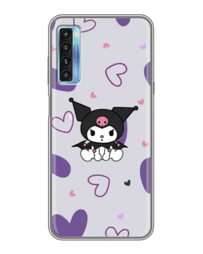 Чехол для TCL 20L с картинкой «Kuromi и лавандовые сердца» Чехол для TCL 20L с картинкой «Kuromi и лавандовые сердца»