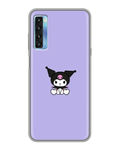 Чехол для TCL 20L с картинкой «Kuromi — фиолетовый минимализм» Чехол для TCL 20L с картинкой «Kuromi — фиолетовый минимализм»