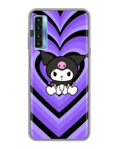 Чехол для TCL 20L с картинкой «Kuromi и фиолетовые сердца» Чехол для TCL 20L с картинкой «Kuromi и фиолетовые сердца»