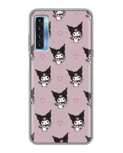 Чехол для TCL 20L с картинкой «Kuromi — ночной сон»