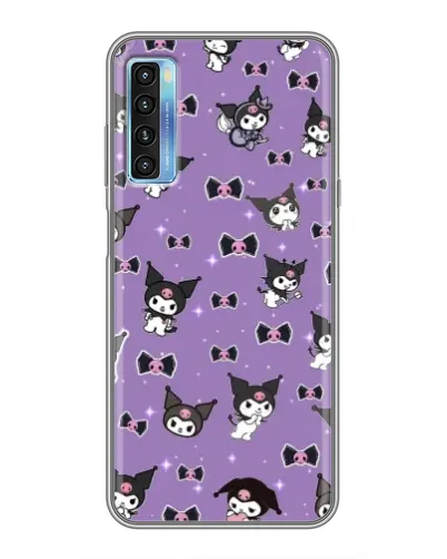 Чехол для TCL 20L с картинкой «Kuromi — паттерн» Чехол для TCL 20L с картинкой «Kuromi — паттерн»