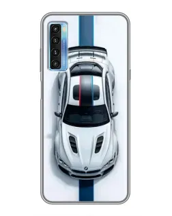 Чехол для TCL 20L с картинкой «Вид сверху — BMW M»