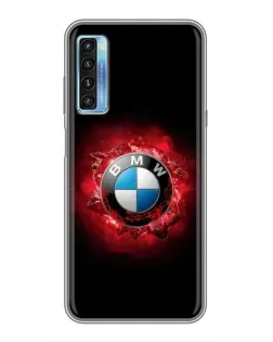 Чехол для TCL 20L с картинкой «Логотип BMW — вспышка»