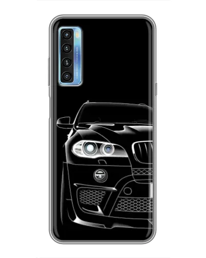 Чехол для TCL 20L с картинкой «Темный силуэт BMW» Чехол для TCL 20L с картинкой «Темный силуэт BMW»