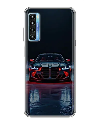 Чехол для TCL 20L с картинкой «BMW на мокрой дороге» Чехол для TCL 20L с картинкой «BMW на мокрой дороге»