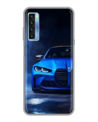 Чехол для TCL 20L с картинкой «Голубая BMW M4» Чехол для TCL 20L с картинкой «Голубая BMW M4»