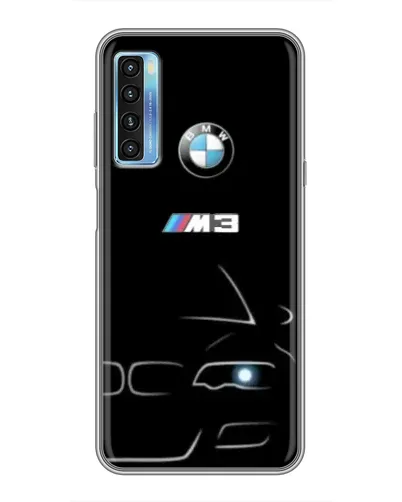 Чехол для TCL 20L с картинкой «Минималистичный принт BMW M3» Чехол для TCL 20L с картинкой «Минималистичный принт BMW M3»