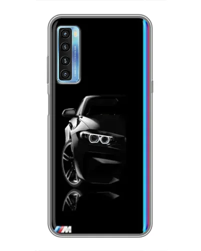 Чехол для TCL 20L с картинкой «Силуэт BMW в темноте» Чехол для TCL 20L с картинкой «Силуэт BMW в темноте»
