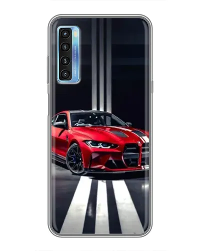 Чехол для TCL 20L с картинкой «Красная BMW на дороге» Чехол для TCL 20L с картинкой «Красная BMW на дороге»