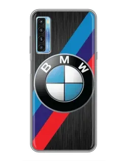 Чехол для TCL 20L с картинкой «BMW M-stripes стиль»