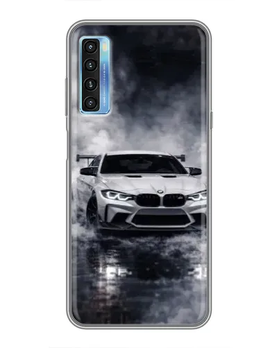 Чехол для TCL 20L с картинкой «BMW сквозь туман» Чехол для TCL 20L с картинкой «BMW сквозь туман»