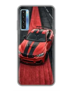 Чехол для TCL 20L с картинкой «BMW на красной дорожке»