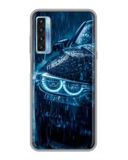 Чехол для TCL 20L с картинкой «BMW под дождем»