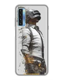 Чехол для TCL 20L с картинкой «PUBG — боец в пыли» Чехол для TCL 20L с картинкой «PUBG — боец в пыли»