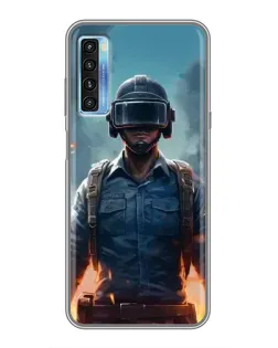 Чехол для TCL 20L с картинкой «PUBG — реалистичный герой» Чехол для TCL 20L с картинкой «PUBG — реалистичный герой»