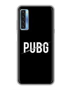 Чехол для TCL 20L с картинкой «PUBG — белый логотип» Чехол для TCL 20L с картинкой «PUBG — белый логотип»