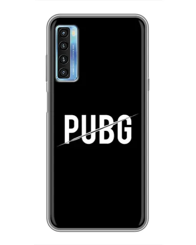 Чехол для TCL 20L с картинкой «PUBG — белый логотип» Чехол для TCL 20L с картинкой «PUBG — белый логотип»