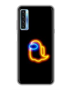 Чохол для TCL 20L з картинкою «Among Us неонове сяйво»
