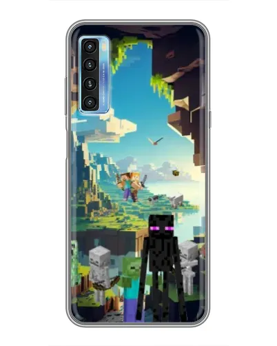 Чохол для TCL 20L з картинкою «Ендермен у лісі»
