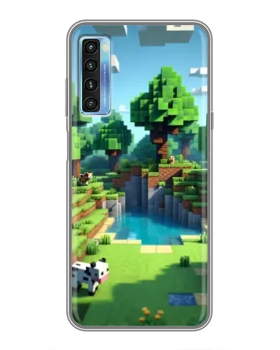 Чохол для TCL 20L з картинкою «Minecraft літній день»