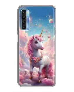 Чехол для TCL 20L с картинкой «Единорог среди облаков» Чехол для TCL 20L с картинкой «Единорог среди облаков»