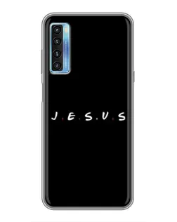 Чехол для TCL 20L с картинкой «Точки веры J.E.S.U.S.»