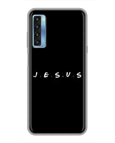 Чехол для TCL 20L с картинкой «Точки веры J.E.S.U.S.»