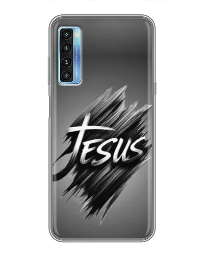 Чехол для TCL 20L с картинкой «Надпись Jesus Graffiti»
