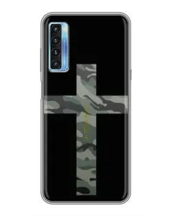 Чехол для TCL 20L с картинкой «Милитари Крест»