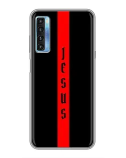 Чехол для TCL 20L с картинкой «Красная линия веры»