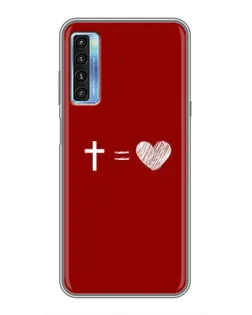 Чехол для TCL 20L с картинкой «Уравнение любви» Чехол для TCL 20L с картинкой «Уравнение любви»